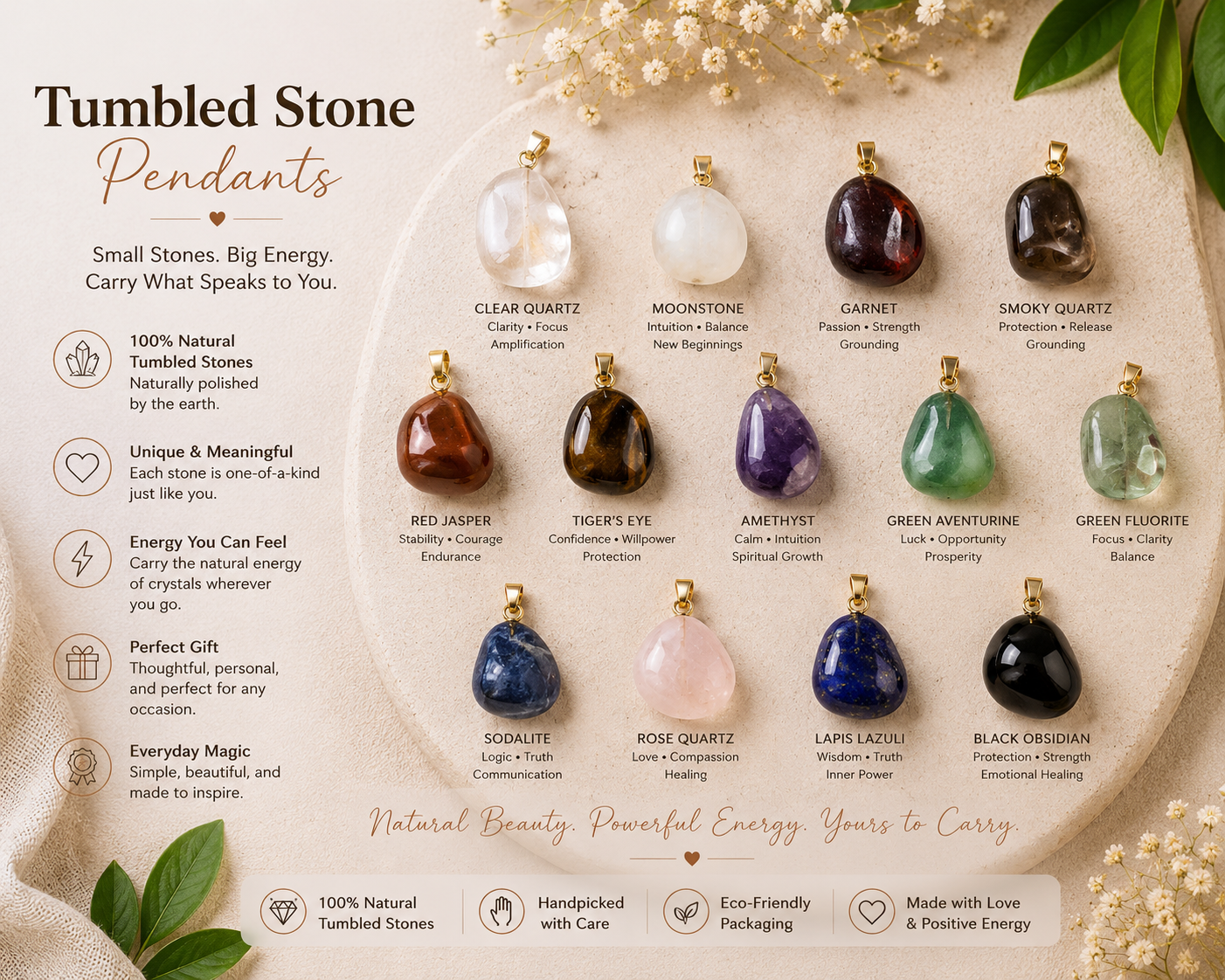 Tumble Pendants
