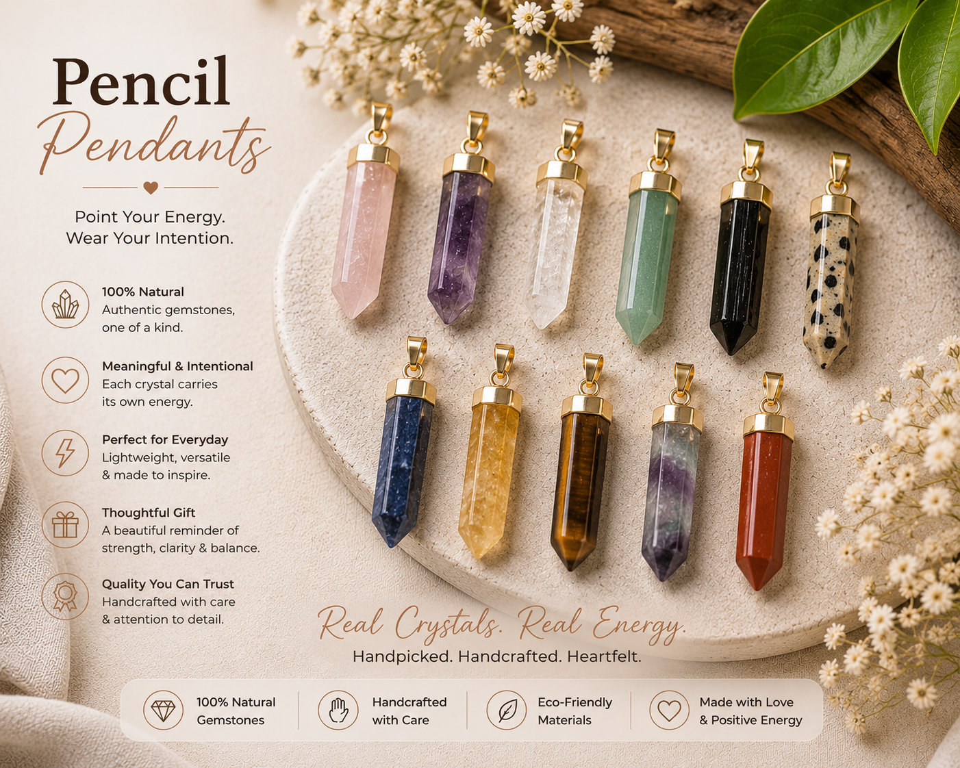 Pencil Pendants