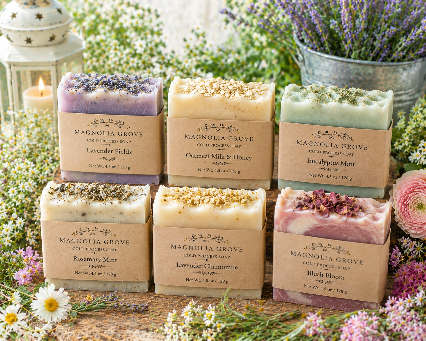 Cold Process Soaps & Moisturizing Bars