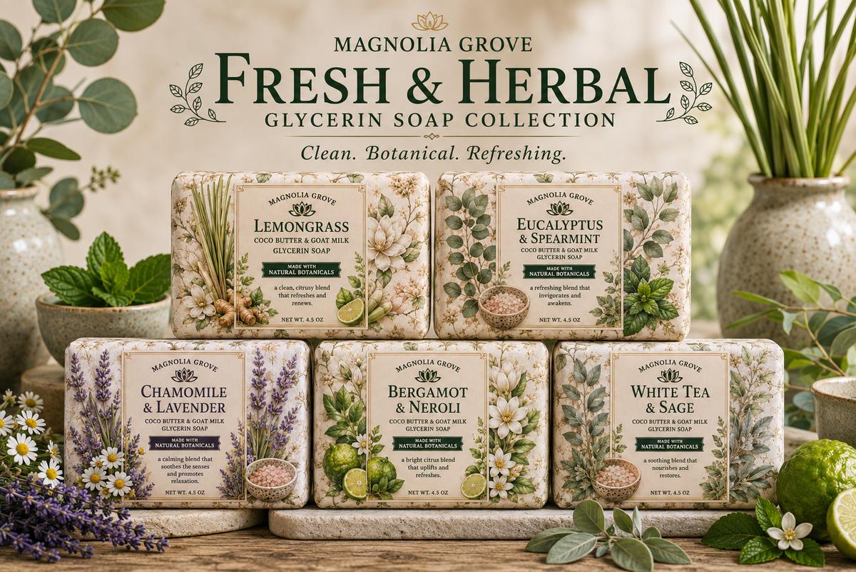 Fresh & Herbal Glycerin Soap Collection