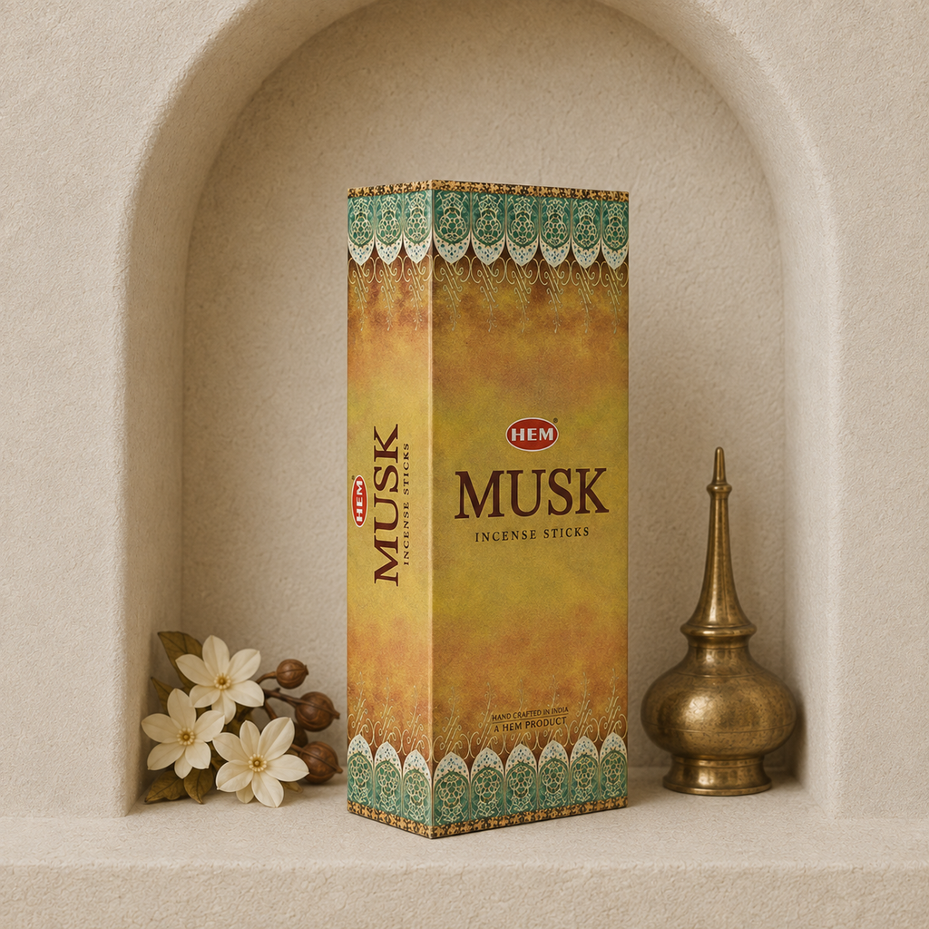 HEM Musk Incense Sticks – 20 Count