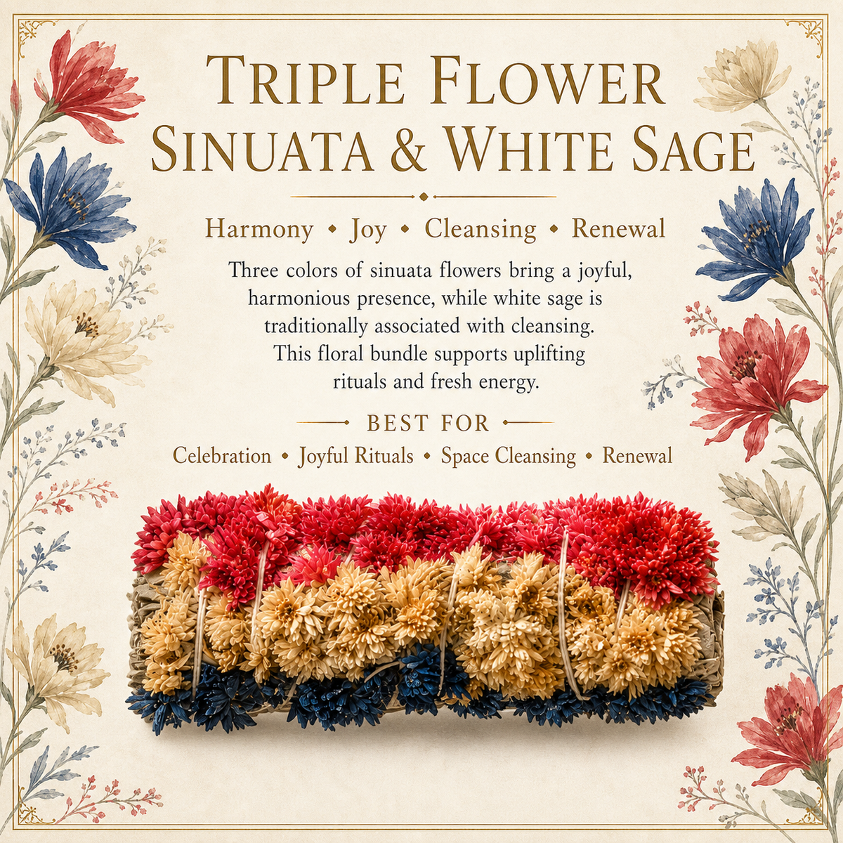 Triple Flower White Sage product
