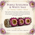 Purple Sunflower White Sage product