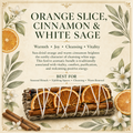 Orange Slice With Cinnamon & White Sage product