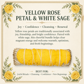 Yellow Rose Petals White Sage product
