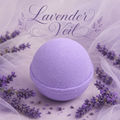 Lavender Veil handmade lavender bath bomb by Magnolia Grove Gifts
