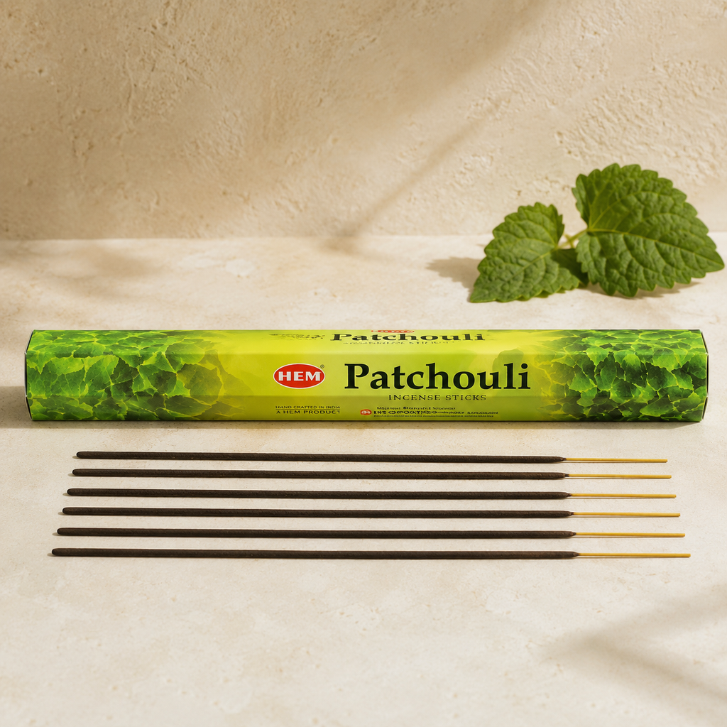 HEM Patchouli Incense Sticks – 20 Count