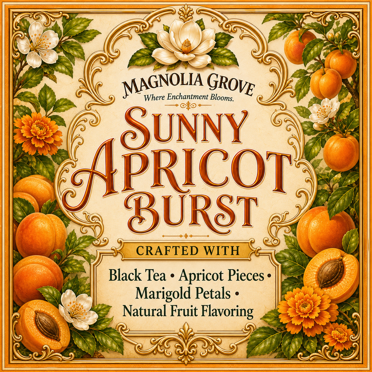 Sunny Apricot Burst