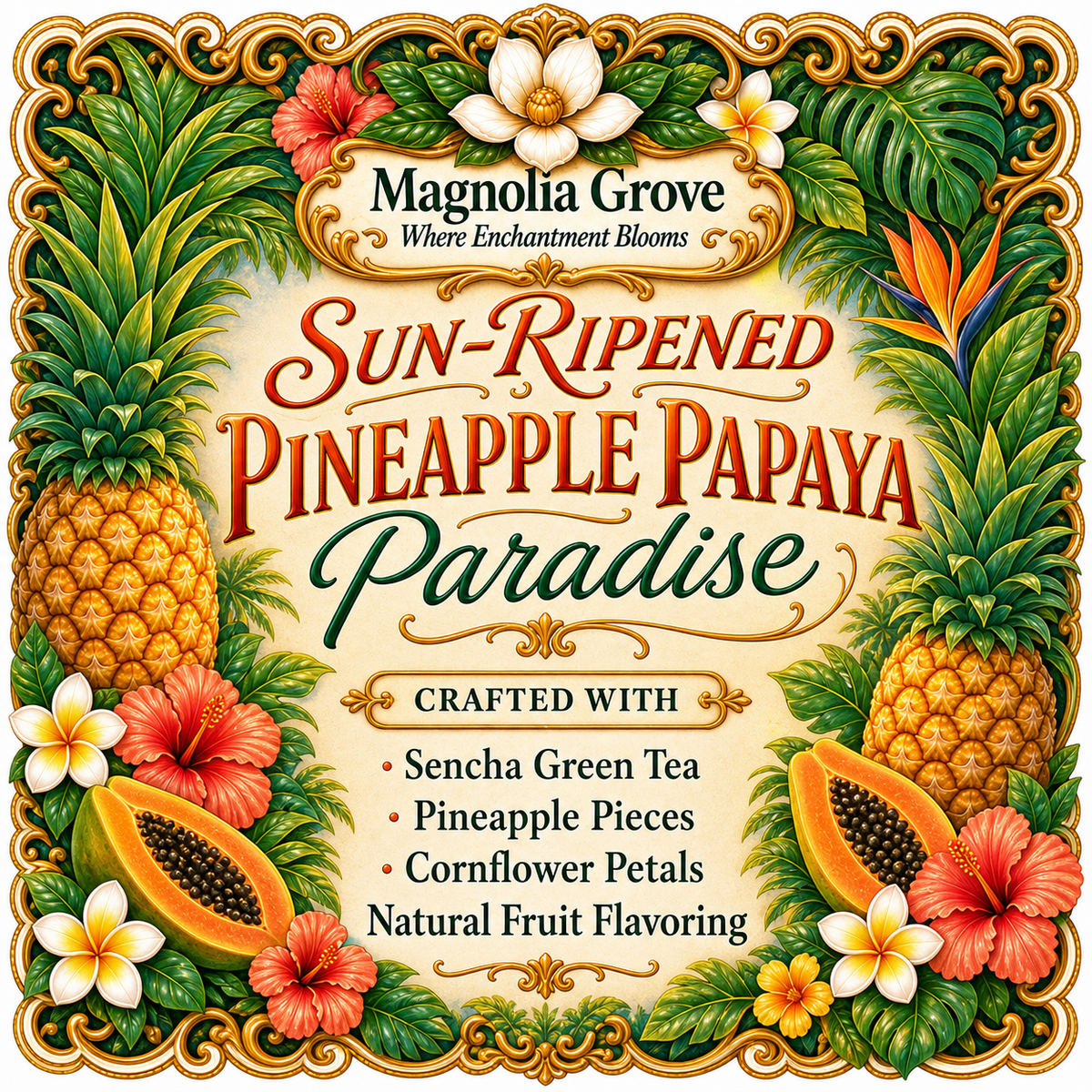 Sun Ripened Pineapple Papaya Paradise