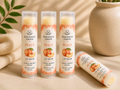 Peach handmade moisturizing lip balm by Magnolia Grove Gifts