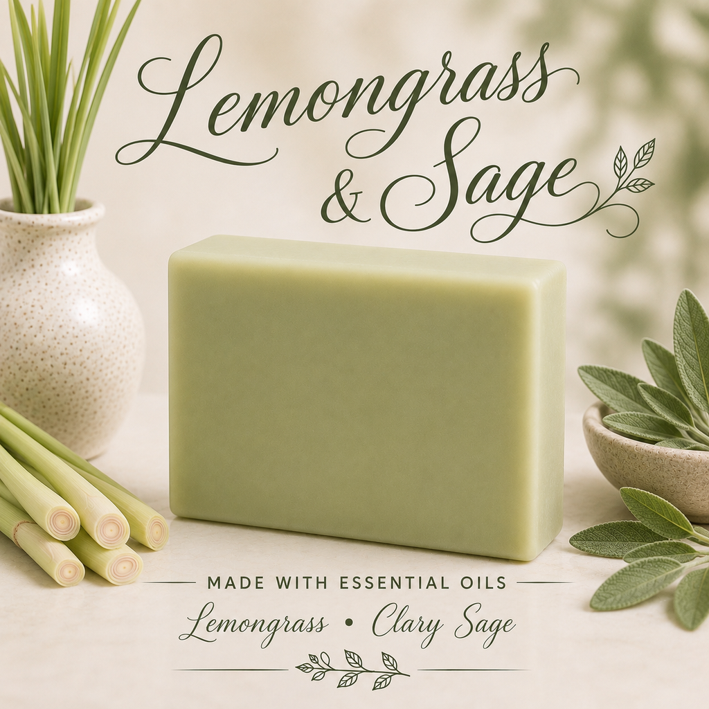 Lemongrass & Sage - Glycerin & Goat Milk Soap