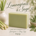 Lemongrass & Sage - Glycerin & Goat Milk Soap