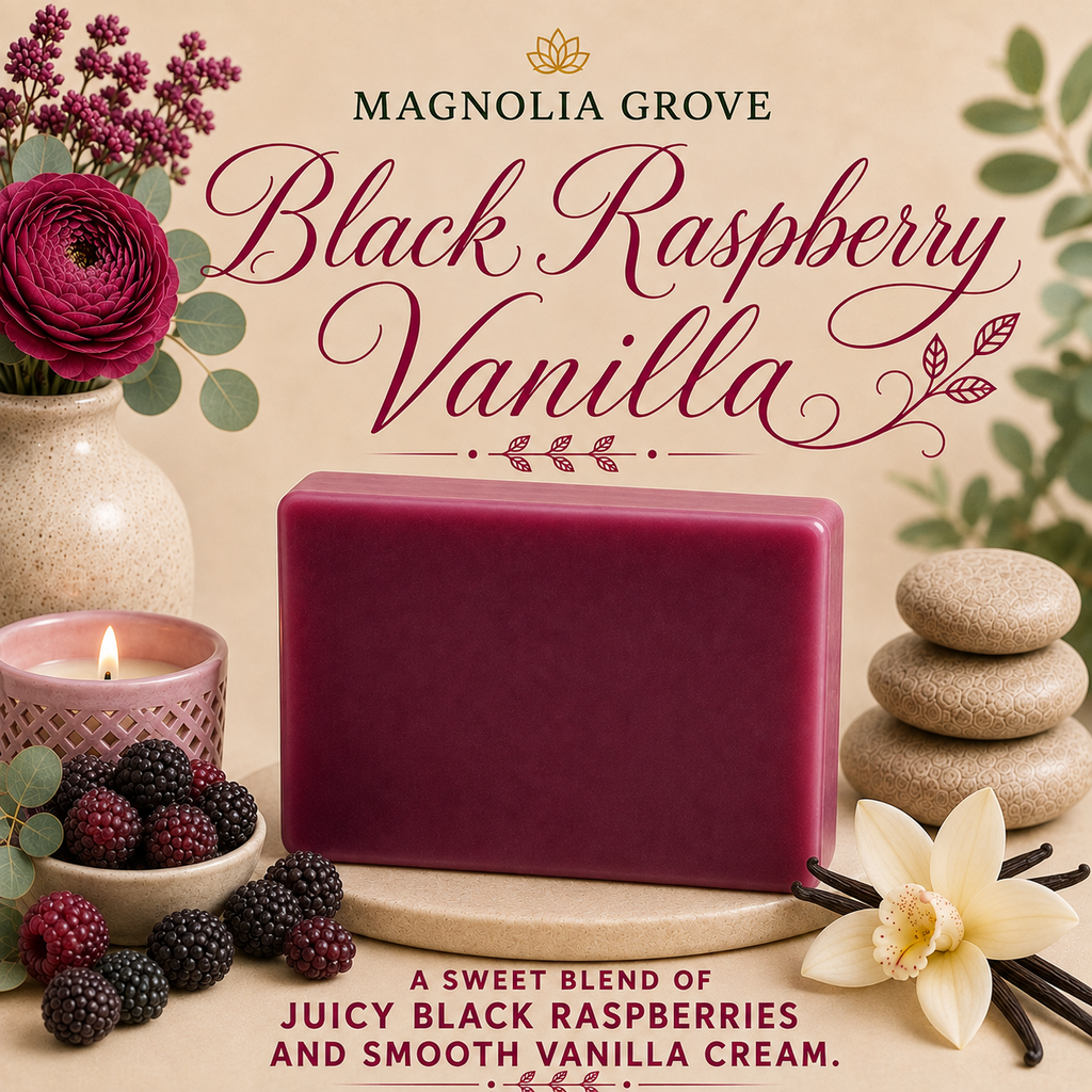 Black Raspberry Vanilla - Glycerin & Goat Milk Soap