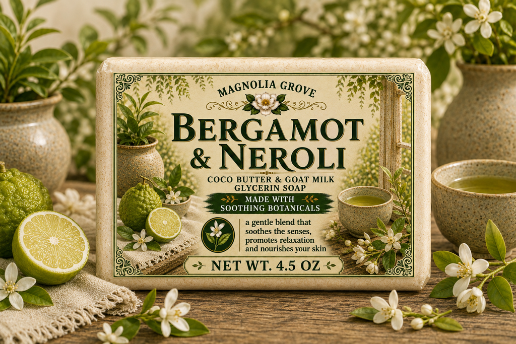 Bergamot & Neroli - Glycerin & Goat Milk Soap