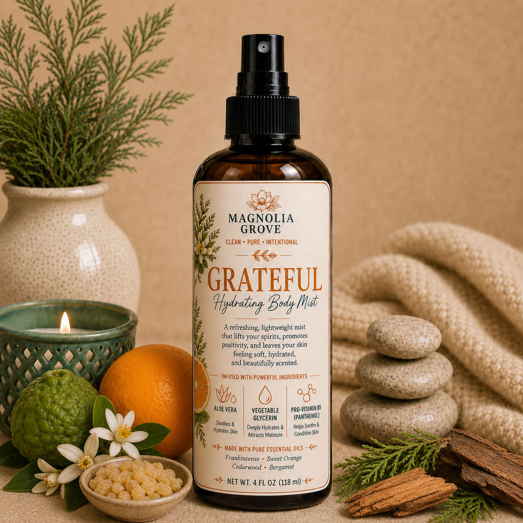 Grateful hydrating body mist from Magnolia Grove Gifts