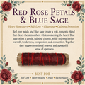 Rose Petal & Blue Sage Smudge 4" product