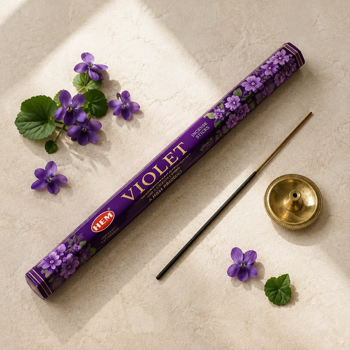 HEM Violet Incense Sticks – 20 Count