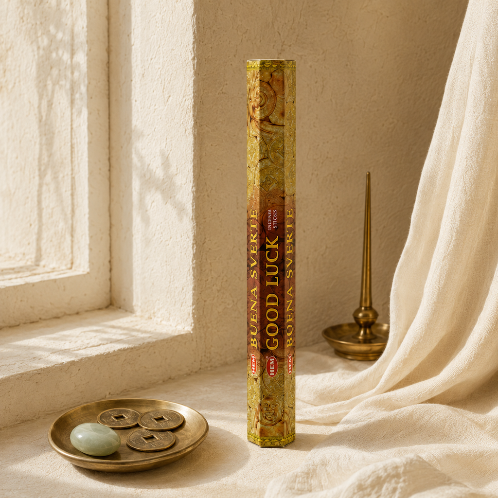 HEM Good Luck Incense Sticks 20 Count package
