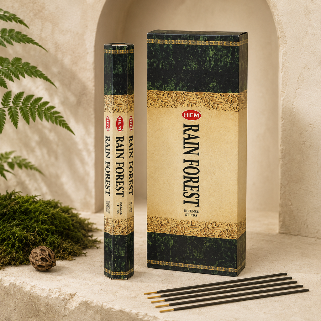 HEM Rain Forest Incense Sticks – 20 Count