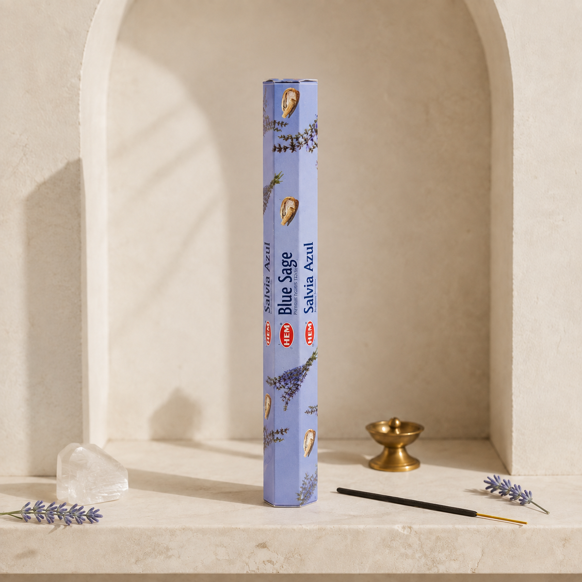 HEM Blue Sage Incense Sticks – 20 Count