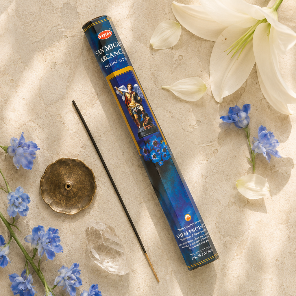 HEM San Miguel Archangel Incense Sticks 20 Count package