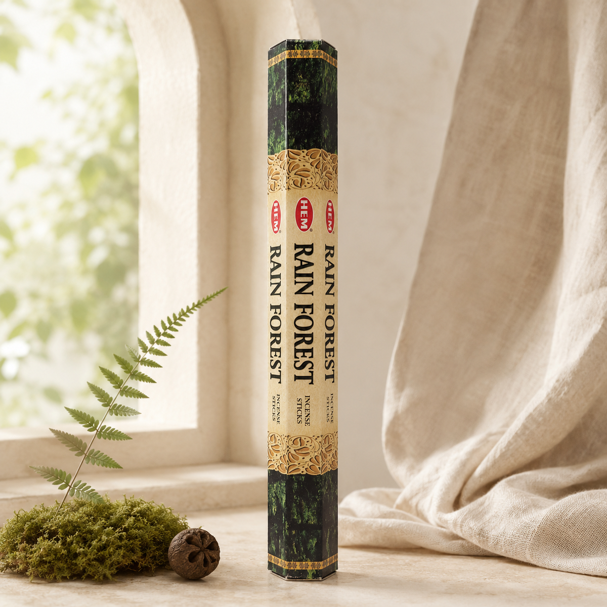 HEM Rain Forest Incense Sticks – 20 Count