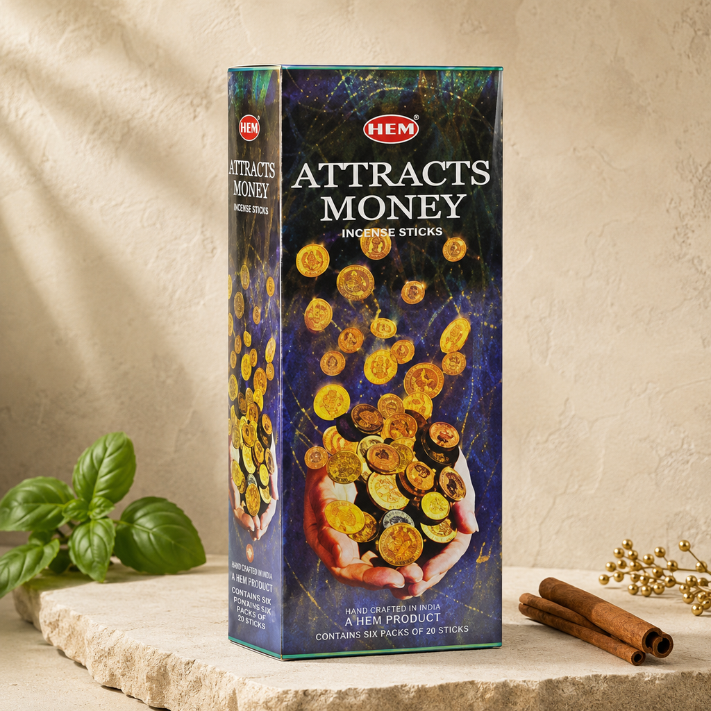 HEM Attracts Money Incense Sticks – 20 Count