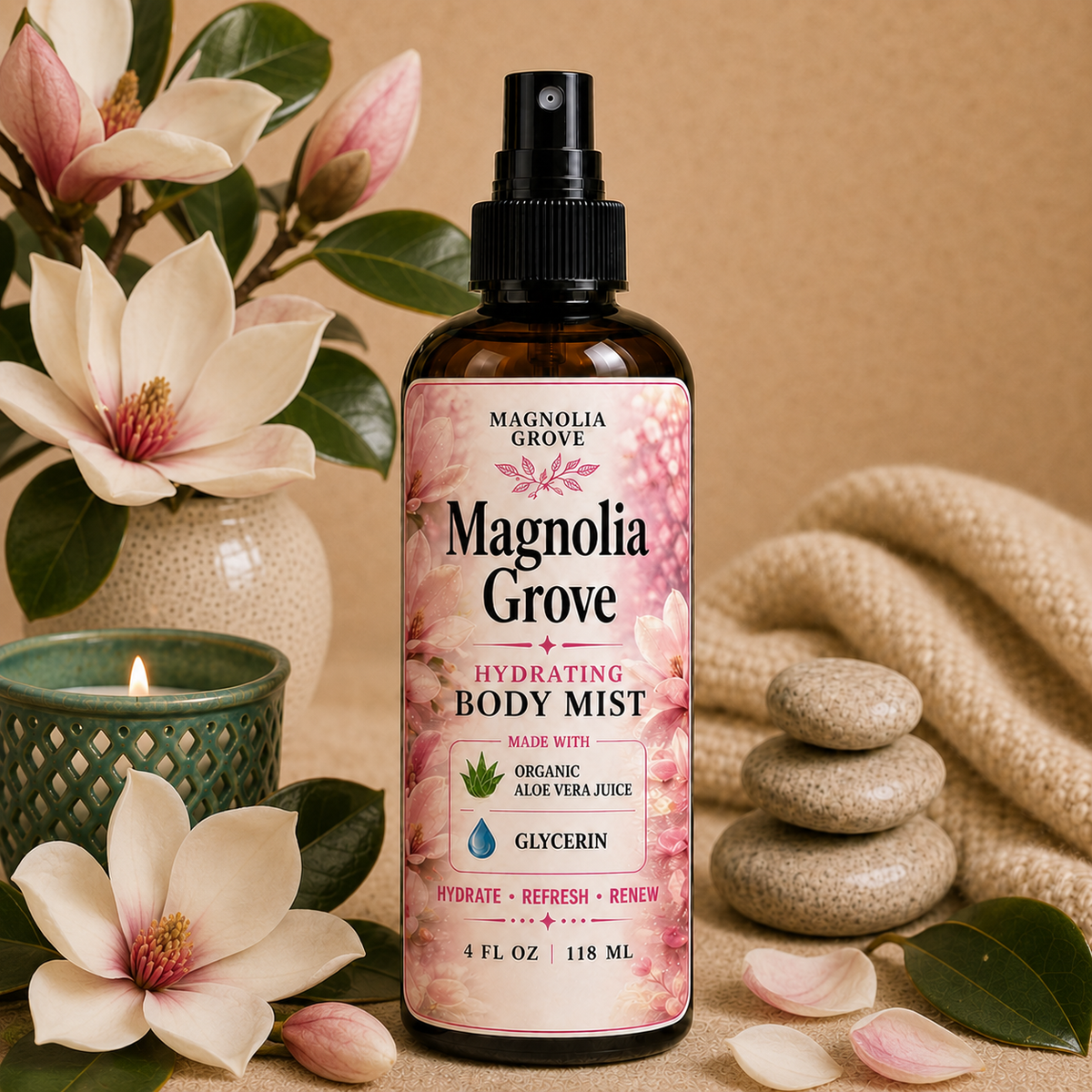 Magnolia Grove hydrating body mist from Magnolia Grove Gifts