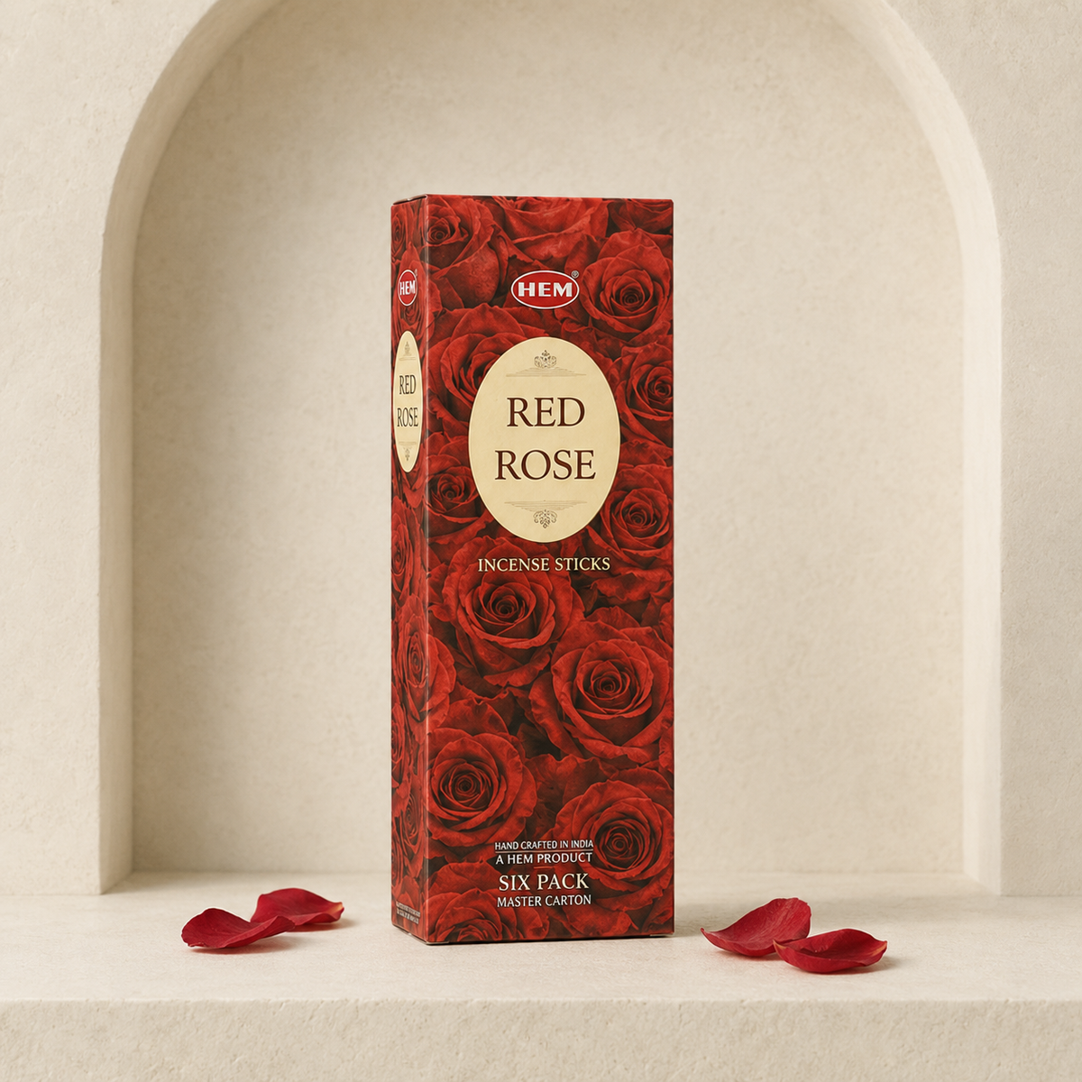 HEM Red Rose Incense Sticks – 20 Count