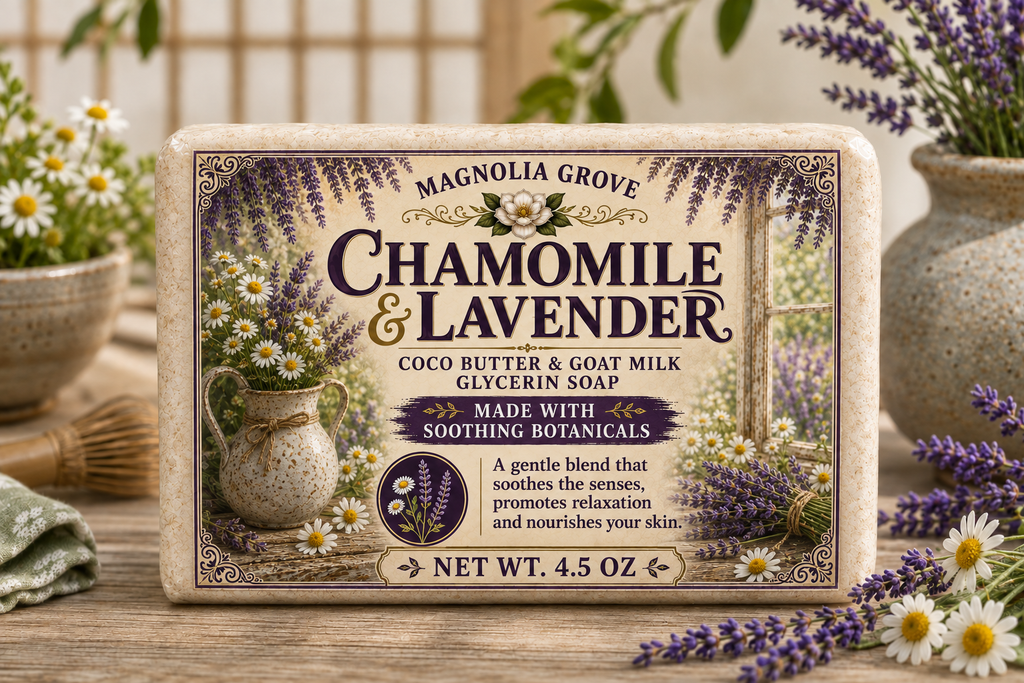 Chamomile Lavender - Glycerin & Goat Milk Soap