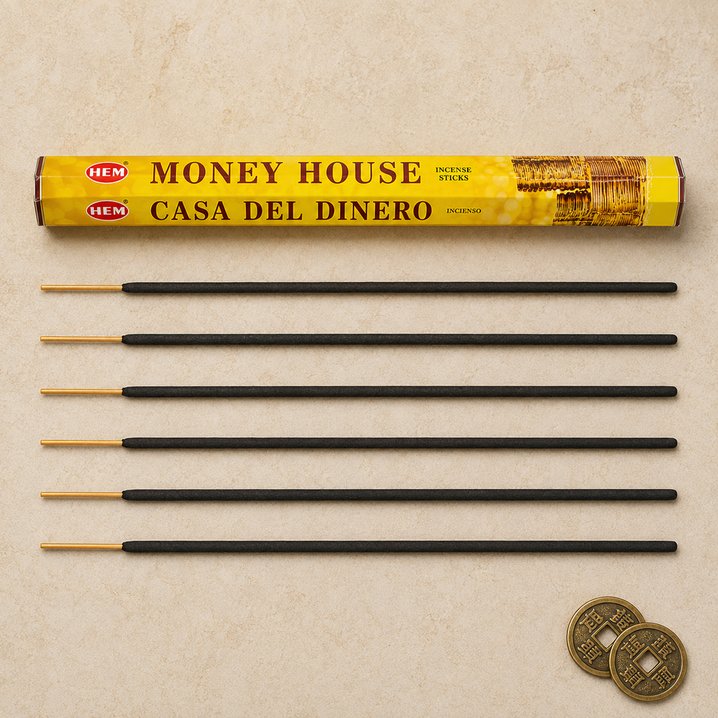 HEM Money House Incense Sticks – 20 Count