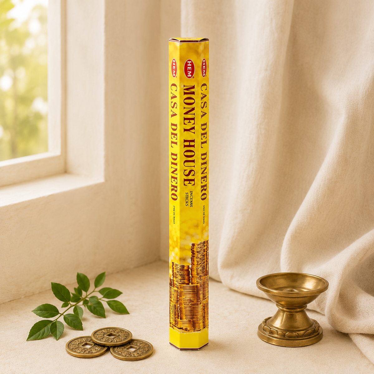 HEM Money House Incense Sticks 20 Count package