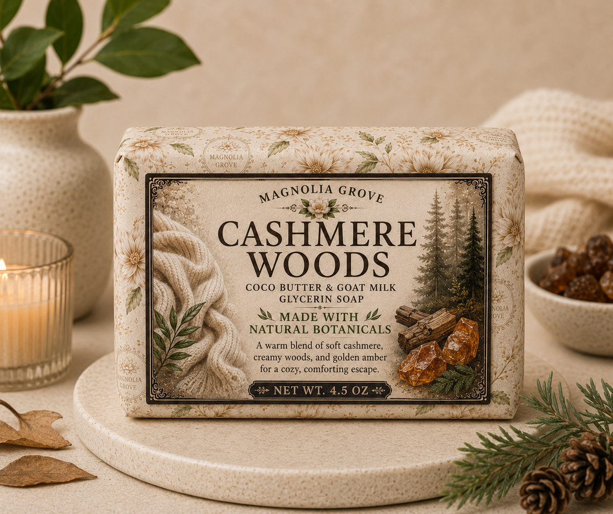 Cashmere Woods - Glycerin & Goat Milk Soap