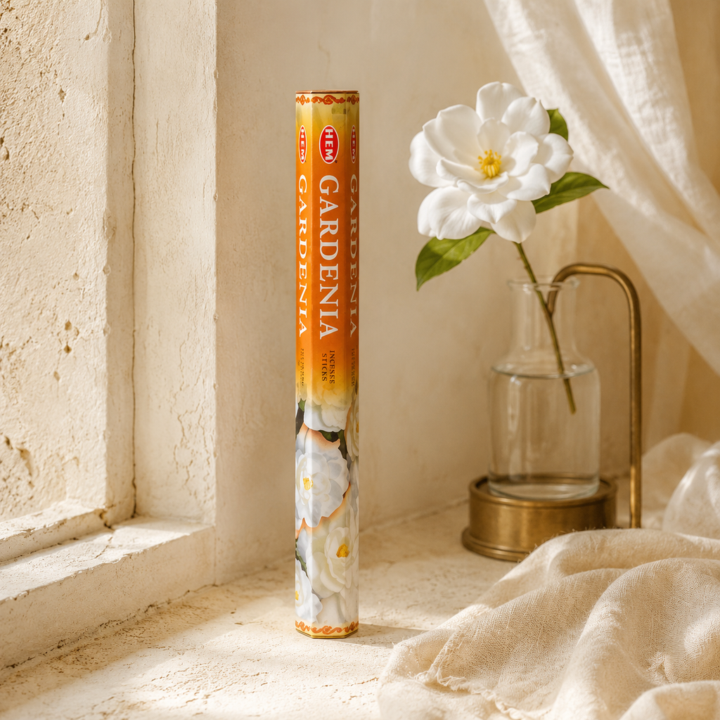 HEM Gardenia Incense Sticks 20 Count package