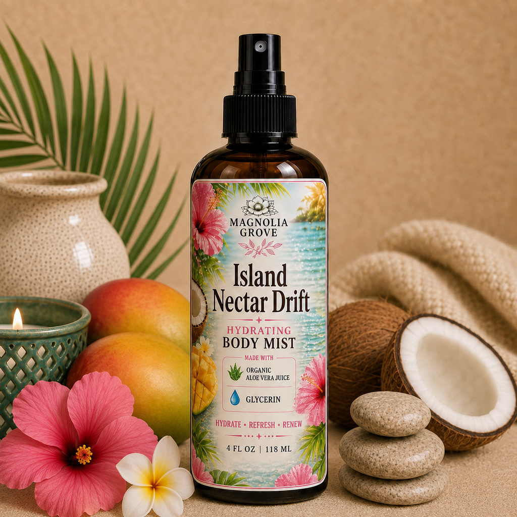 Island Nectar Drift hydrating body mist from Magnolia Grove Gifts