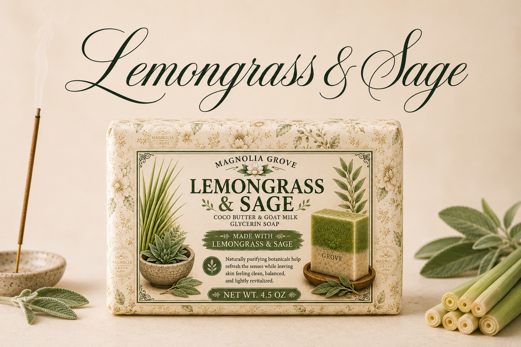 Lemongrass & Sage - Glycerin & Goat Milk Soap