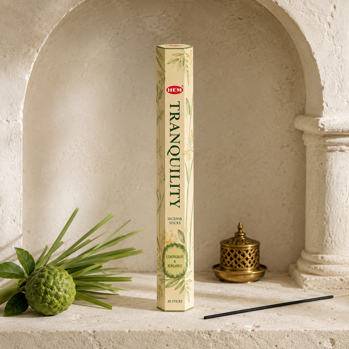 HEM Tranquility Incense Sticks 20 Count package