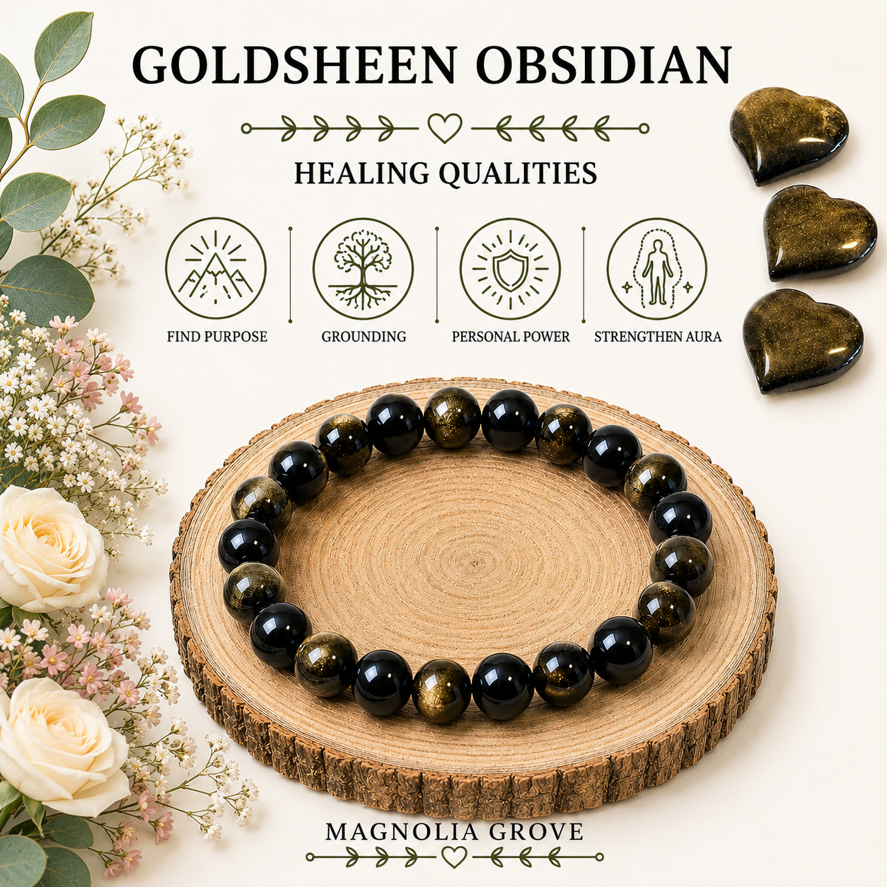 Gold Sheen Obsidian