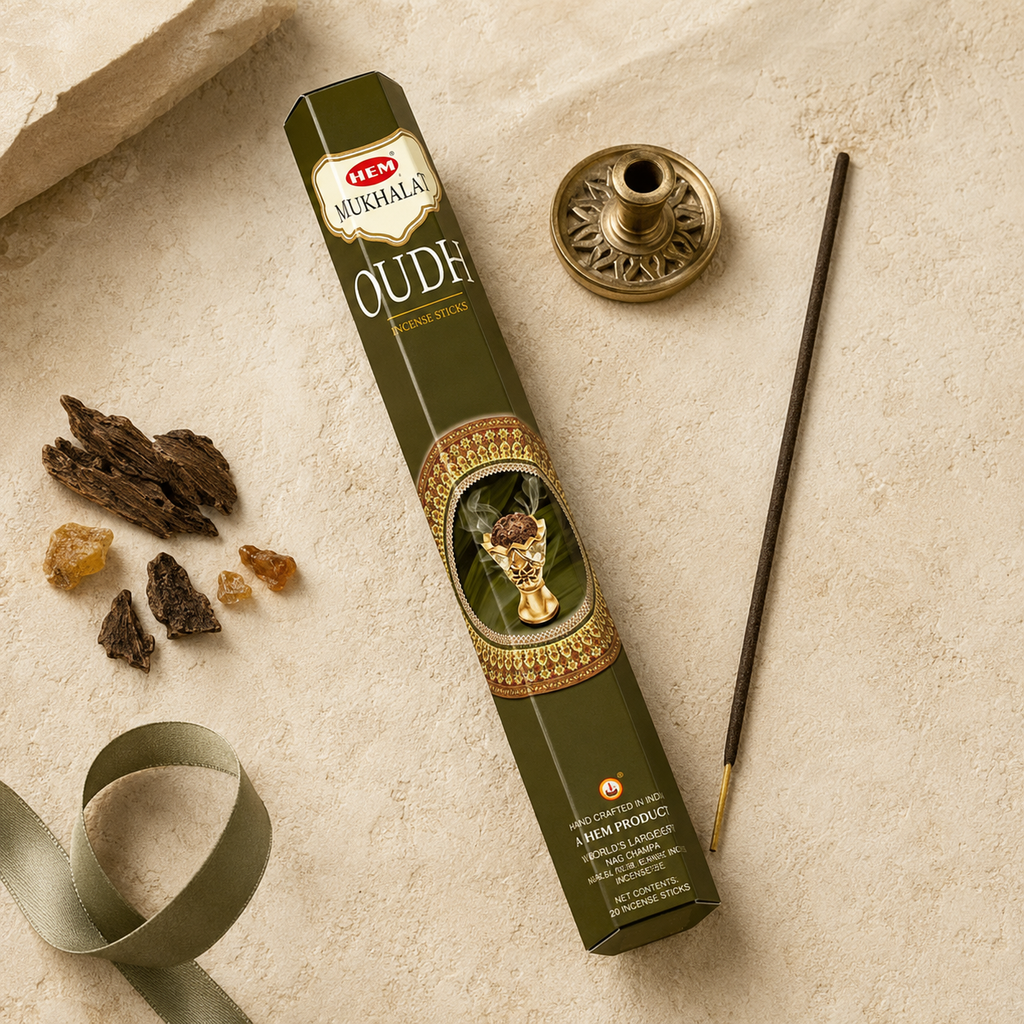 HEM Oudh Incense Sticks – 20 Count