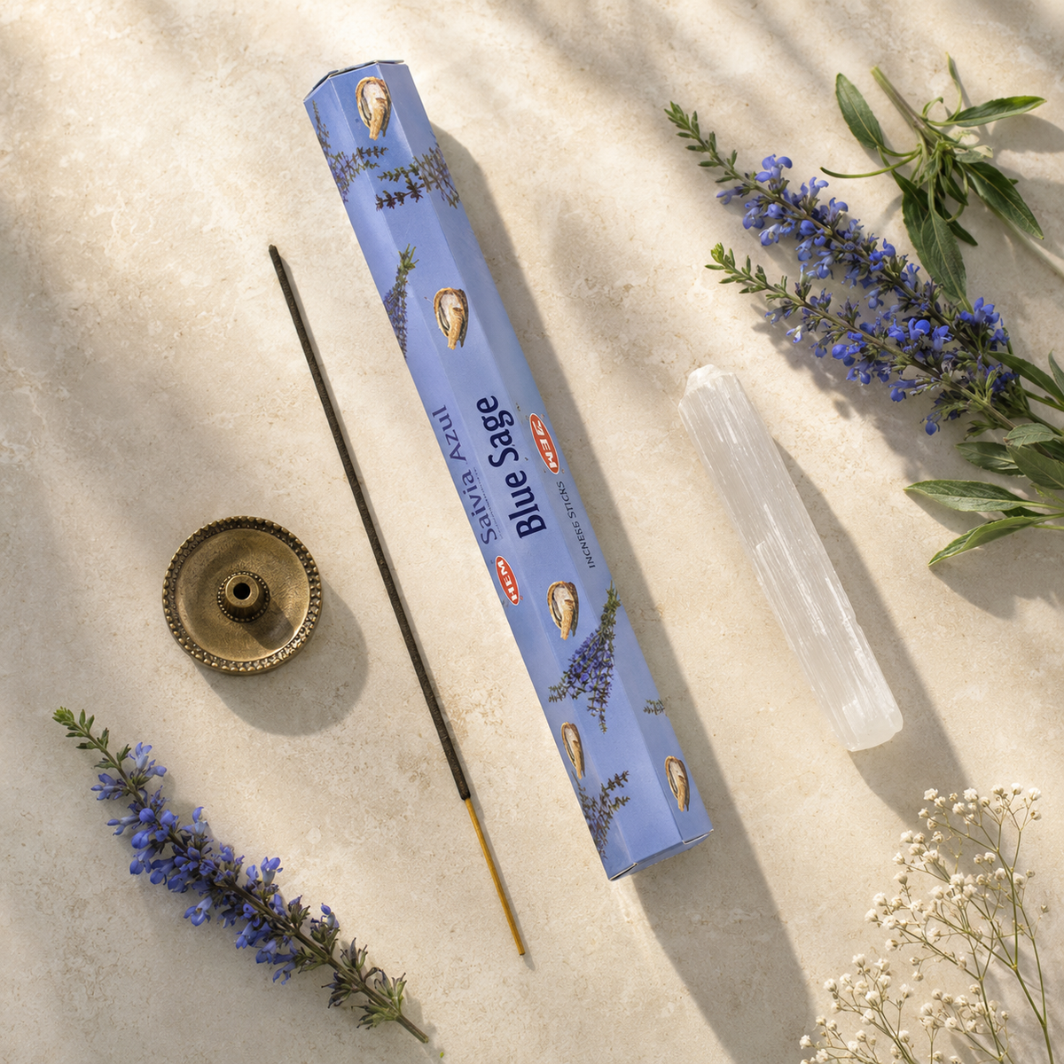 HEM Blue Sage Incense Sticks – 20 Count