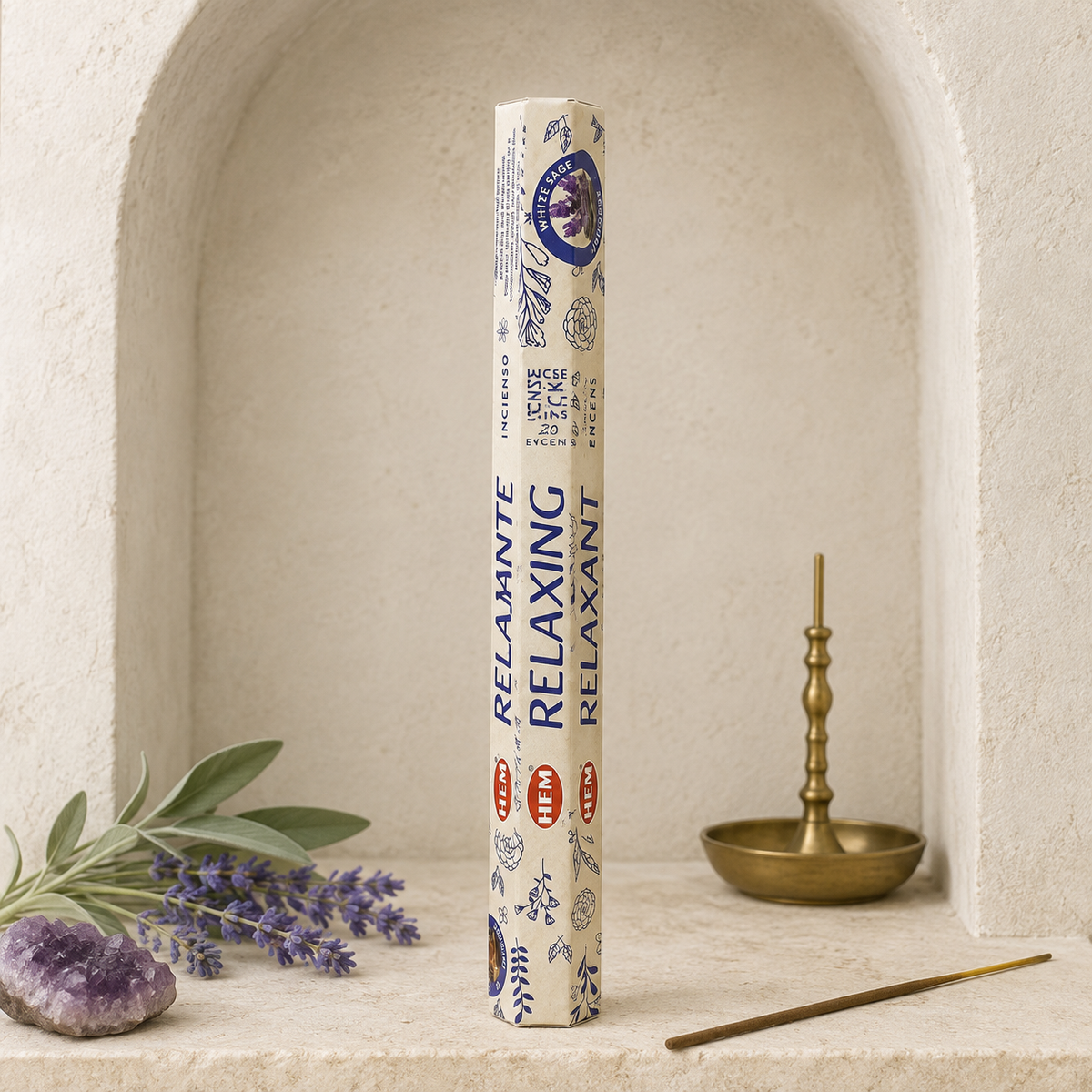 HEM Relaxing Incense Sticks – 20 Count
