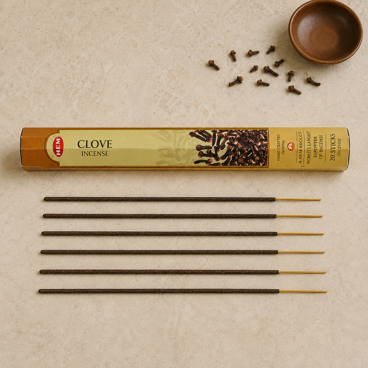 HEM Clove Incense Sticks – 20 Count