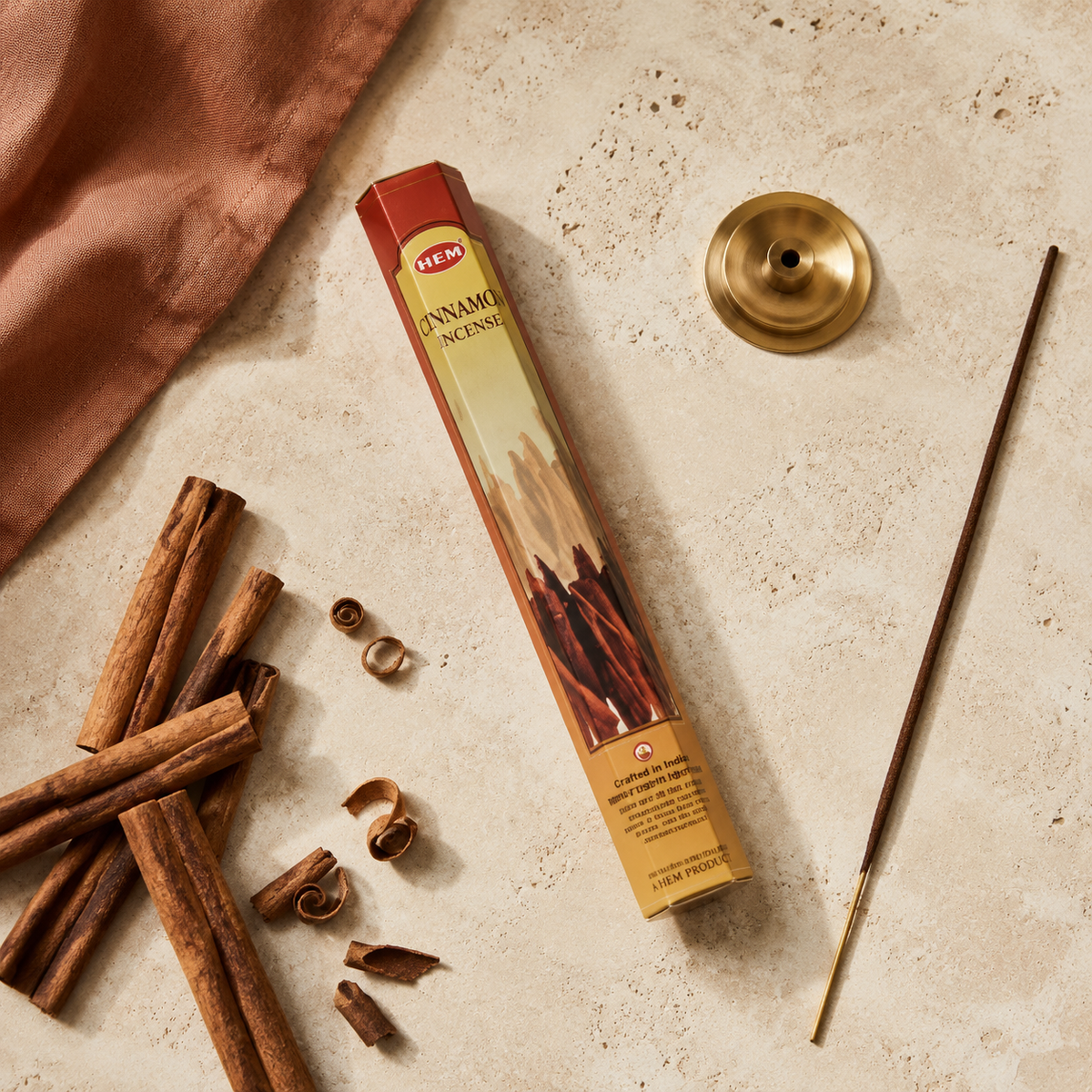 HEM Cinnamon Incense Sticks – 20 Count