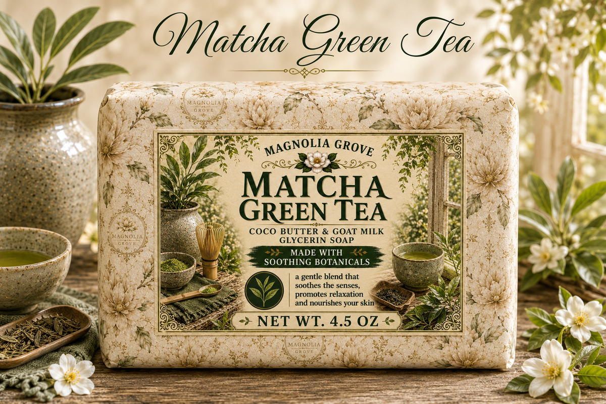 Matcha Green Tea - Glycerin & Goat Milk Soap
