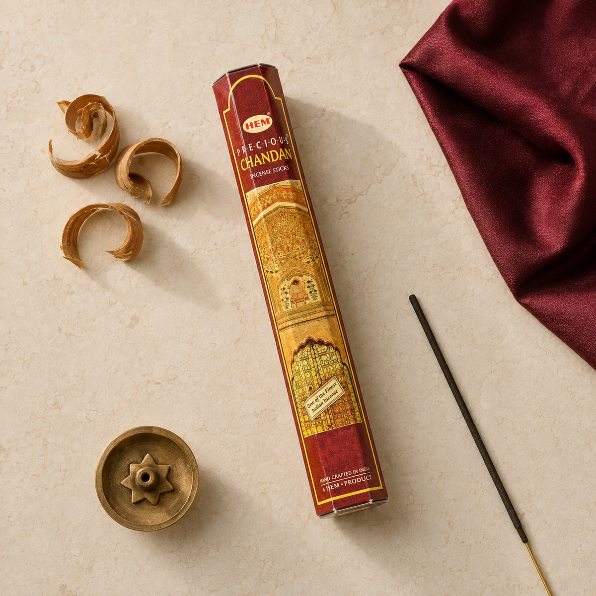 HEM Chandan Incense Sticks – 20 Count