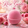 Rose Garden handcrafted bath bomb from Magnolia Grove Gifts