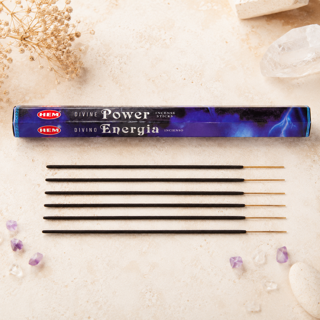 HEM Divine Power Incense Sticks – 20 Count