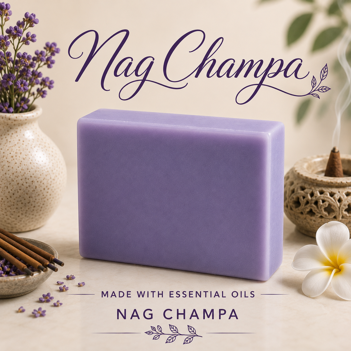 Nag Champa - Glycerin & Goat Milk Soap