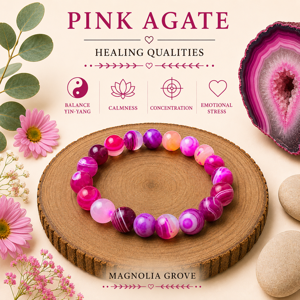Dyed Pink Agate
