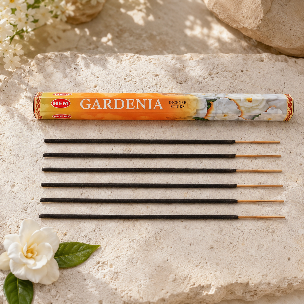 HEM Gardenia Incense Sticks – 20 Count